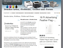 Tablet Screenshot of drucker-infos.de